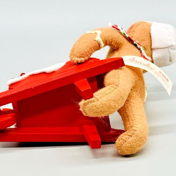 Annalee Red Hot Helper Gingerbread Wheelbarrow 5 inch 969406 2006 - Picture 8 of 9